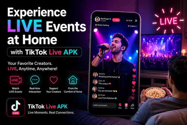 Experience LIVE Events at Home with TikTok Live APK