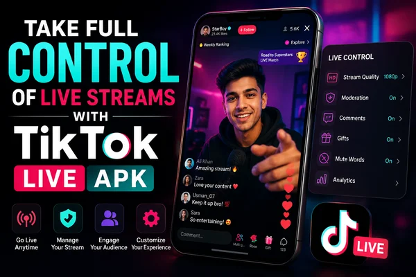 Take Full Control of Live Streams with TikTok Live APK