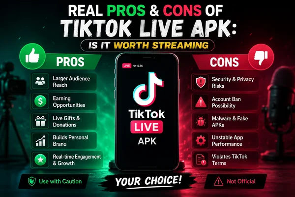 Real Pros & Cons of TikTok Live APK: Is It Worth Streaming